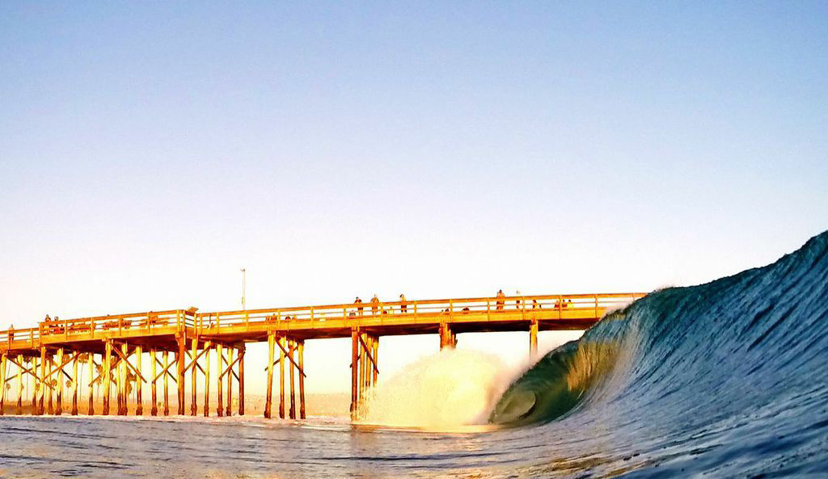 Another from Marie - it was so hard to get in the zone this day as the rip was so strong. I ended up out to sea wondering how to get in. Photo: <a href=\"https://www.etsy.com/shop/AaronBrucePhoto\">Aaron Bruce</a>