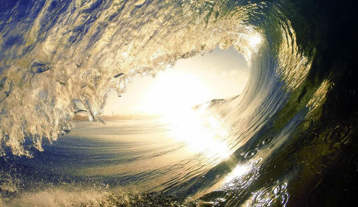 This shot was taken at my favorite place to surf in Southern California. Stoked to capture the feeling of being there when the sun is rising and the waves are good. Photo: <a href=\"https://www.etsy.com/shop/AaronBrucePhoto\">Aaron Bruce</a>