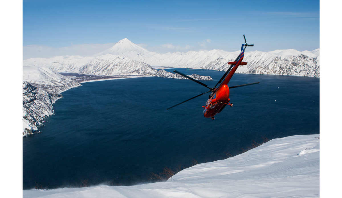 Kamchatka Russia was one of those trips of a lifetime.  It seemed sketchy from the moment I tried to get a visa and ticket, till when I landed in Moscow the day the subways were bombed, then even more so when we would get dropped off on peaks of windslabbed snow running out to the ocean by a flying school bus left over from the cold war.  Im glad I did it though, it was definitely an experience. Photo: <a href=\"https://www.adammoran.com/\">Adam Moran</a>