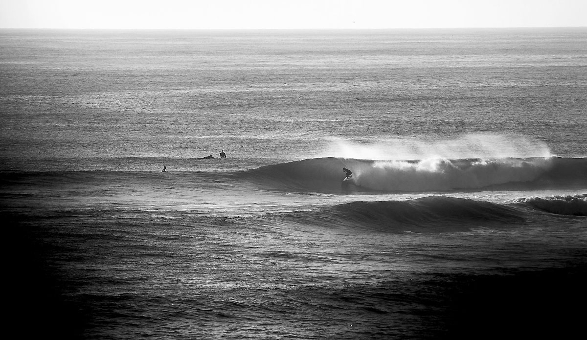 Greg Emslie in the slot on an early morning point session. Photo: <a href=\"https://www.facebook.com/pages/Pho-Tye-Studio/398591356893177?fref=nf\"> Tyerell Jordaan</a>