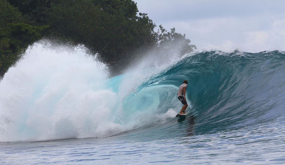 The look back - I only knew the surfer as Scotty. Photo: <a href=\"https://instagram.com/alexandercleland\" target=\"_blank\">Alexander Cleland</a>.