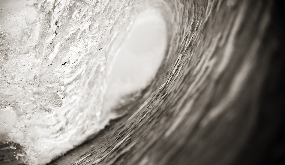 \"Equilibrium.\"  Shallow depth of field and a stiff offshore breeze bring out the toothiness in this shorebreak image. Photo: <a href=\"https://withinwaves.com/\" target=_blank>Nick Allen</a>