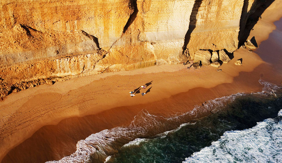 AERIAL VIEW of the 12 Apostles, along the Great Ocean Road, Australia, 2011. Photo: <a href=\"https://www.luciagriggi.com/\" target=_blank>Lucia Griggi</a>