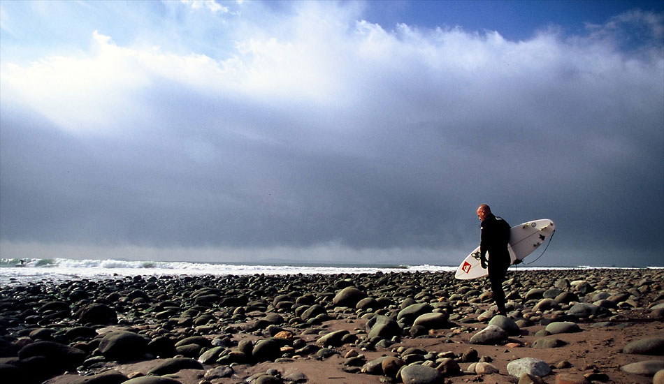 Kelly Slater. Going surfing, one of the best feeling there is especially when a right point is lined up with one wave after another. Photo: <a href=\"https://lowtiderising.com/\" target=_blank>Branden Aroyan/lowtiderising.com</a>