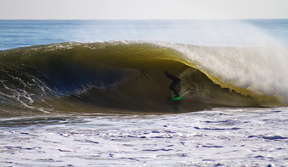 Black Friday in Delmarva. It seems like every week there’s another swell popping up somewhere. Raven Lundy puts the time in and gets the pay off. Photo: Eddie Compo/The Wildlyfe