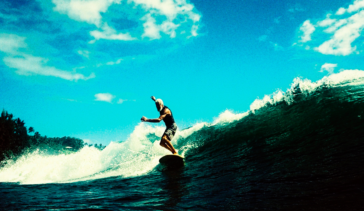 Honoli\'i, Hawaii; old-timer regular. | Nikonos V | Fuji Provia 100F | Xpro Photo: <a href=\"https://www.alohabigmike.com/\">Aloha Big Mike</a>