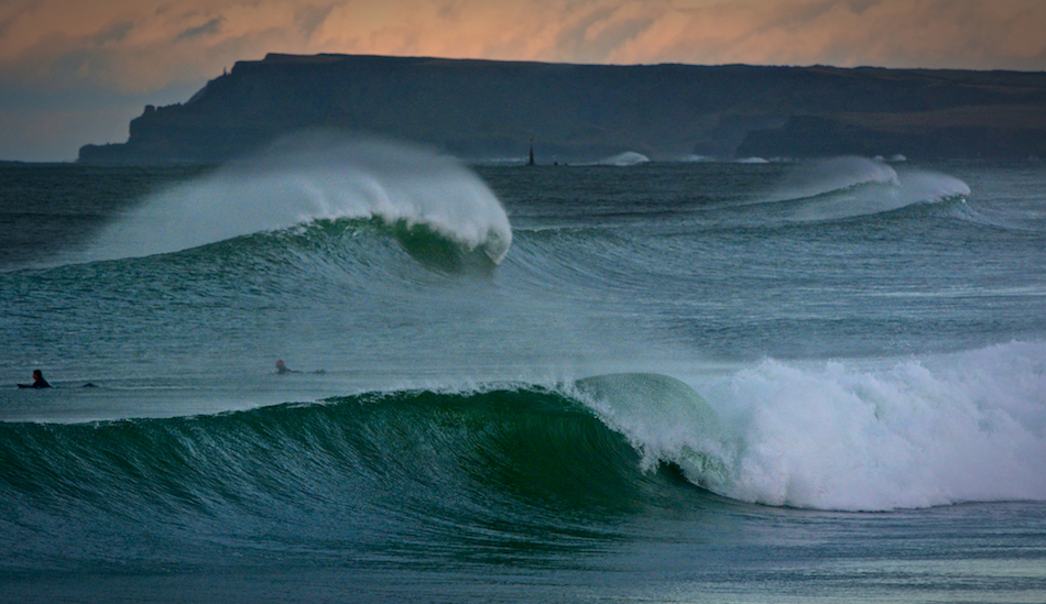 Just one more wave before dark. December 2014, Portrush, County Antrim N. Ireland. Photo: <a href=\"www.andyhillphotography.com\">Andy Hill</a>