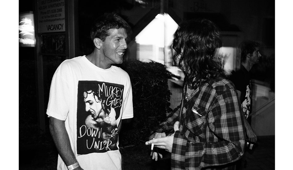 Andy and Mickey Avalon. Backstage after a concert in Australia. Photo: <a href=\"https://www.reposarphoto.com\">Jason Reposar</a>