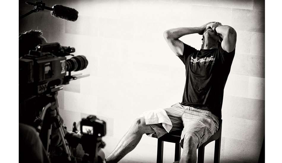 Andy takes a second to regain his composure in one of his most candid interviews. Photo: <a href=\"https://www.reposarphoto.com\">Jason Reposar</a>