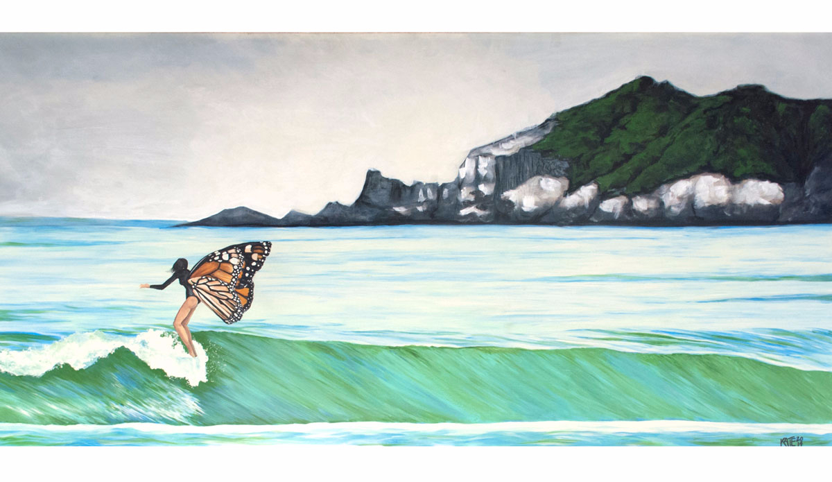 \"Monarch Shred.\" Inspired by Kassia Meador. Art: <a href=\"https://animalshred.com/\">Kate Barattini</a>