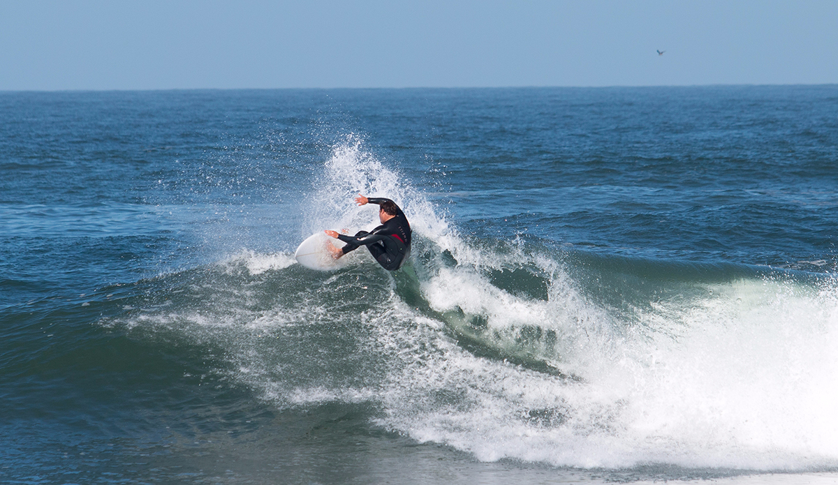 Teddy Dill, knocking the back out...