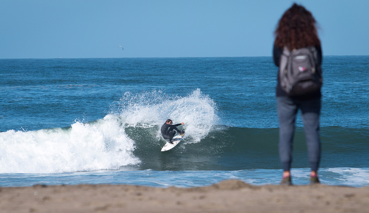 Paul Carter, entertaining the crowd. 