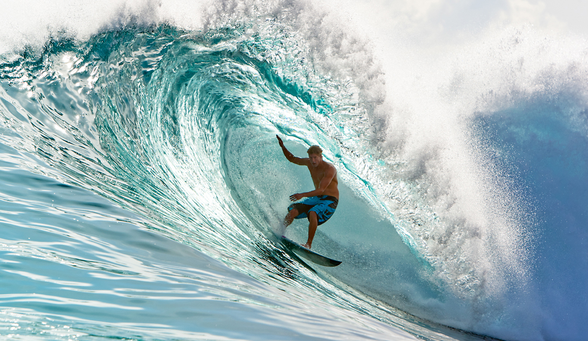 Bruce Irons. Bank Vaults, Mentawai Islands, Indonesia 2009. Image: <a href=\"https://www.artbrewer.com/\" target=\"_blank\">Brewer</a>