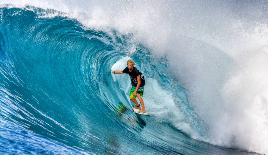 John John Florence, Indo circa 2009. Photo: Brewer