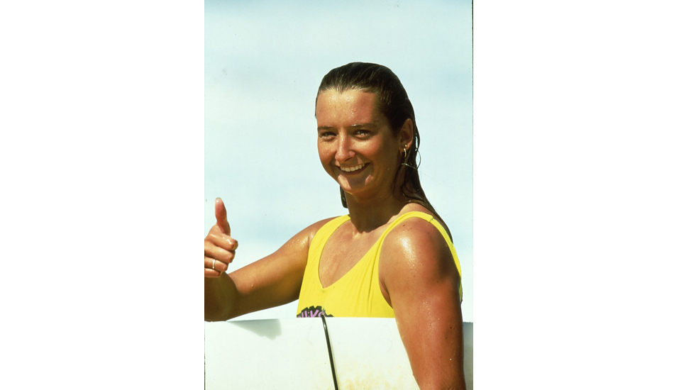 Seven-time world champ Layne Beachley. Photo <a href=\"https://www.aspworldtour.com\">courtesy of the ASP</a>