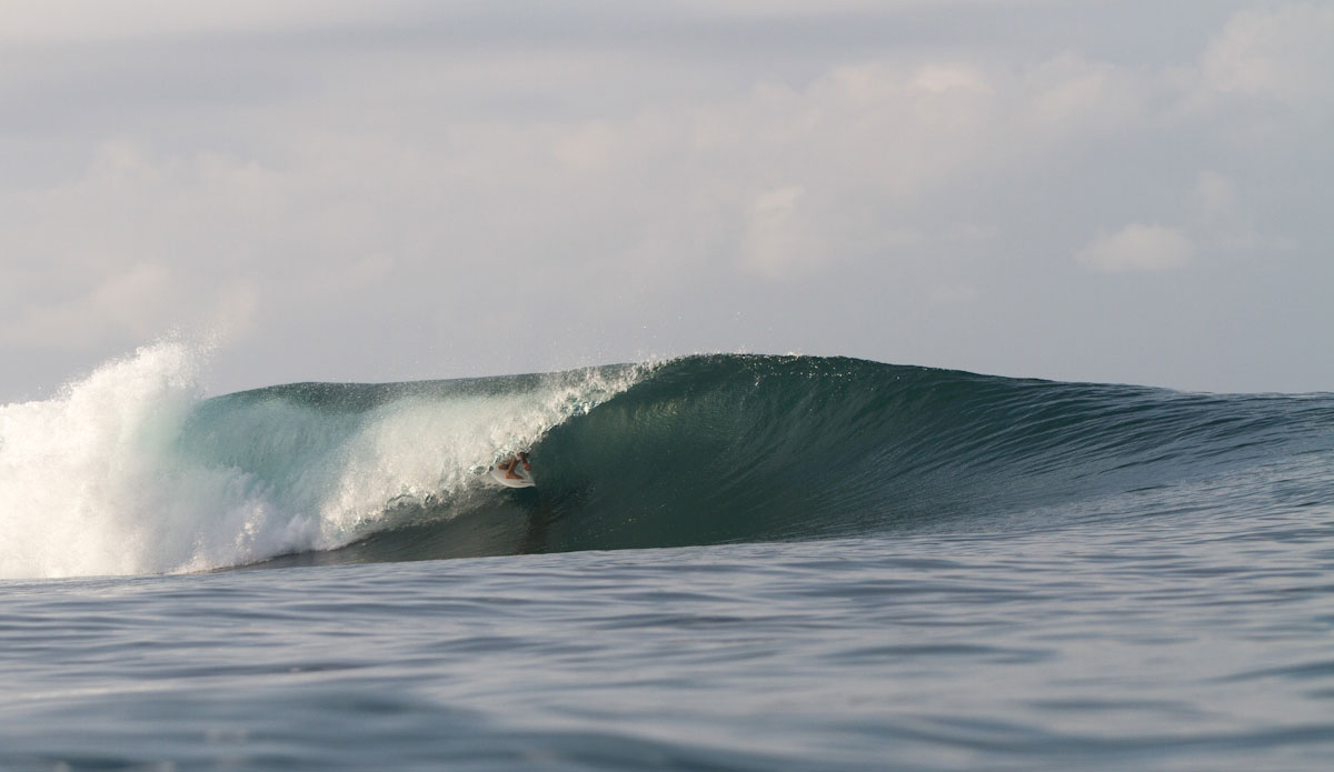 Josh heading for the light at the end of the tunnel. Photo: Chris Immler