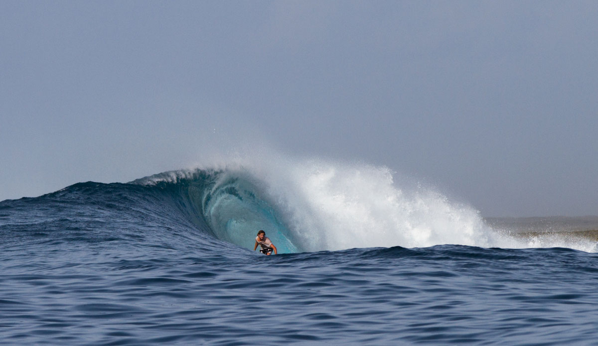Bob making his exit. Photo: Chris Immler
