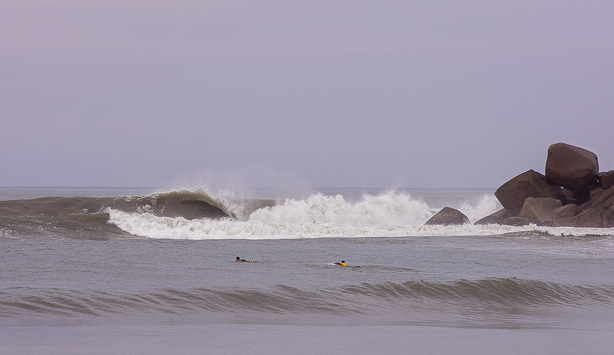 Mexico has a seemingly endless supply of right hand points. I had heard a lot of talk about this wave and decided I needed to have a look for myself.  A friend and I stayed here for a week and scored some amazing waves with minimal crowds.  Also, we both agreed that we had the best fish of our life in this little town.  Photo: Austin Robertson