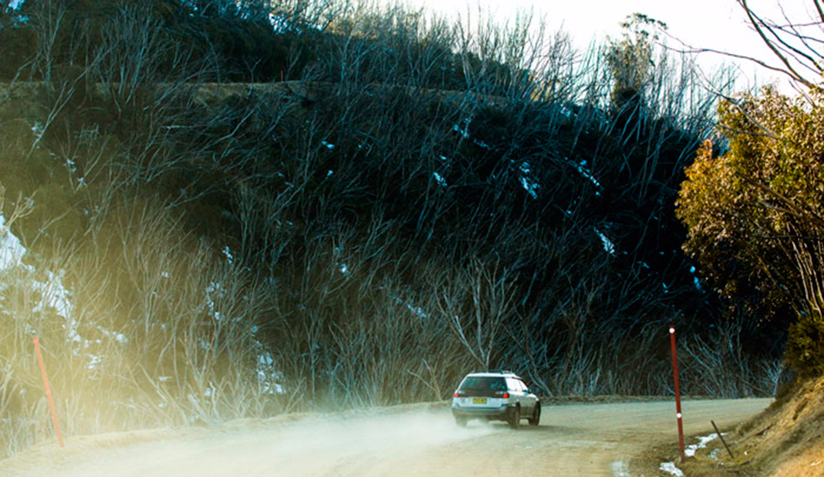 The Outback in the outback (kinda!)… This thing is pretty much my winter home. Photo: Steve Wall