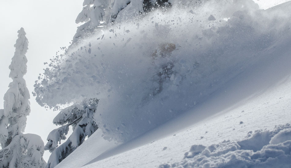 We had to post at least one shot of the incredible pow on Legends Day. Rider: Nigel Beaupre