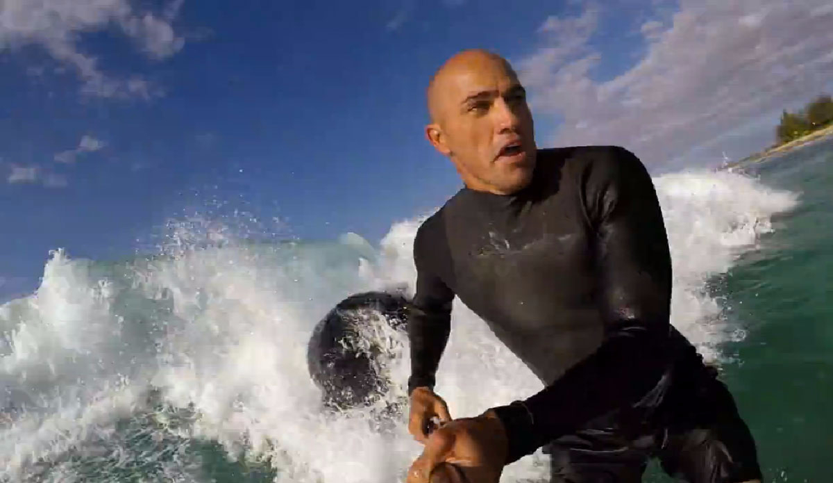 got himself into position...