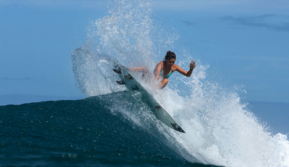 Fins free Kaua\'i girl. Photo: <a href=\"https://www.mikecoots.com\">Mike Coots</a>