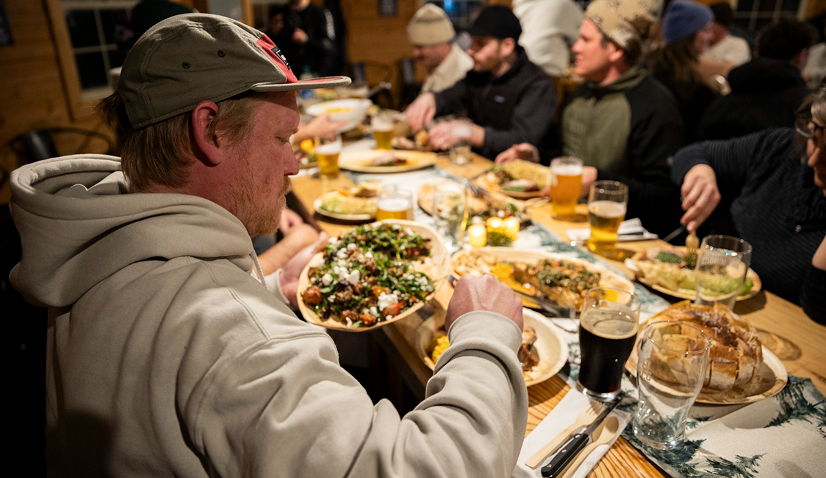 That\'s how you close out a beer lodge stay.