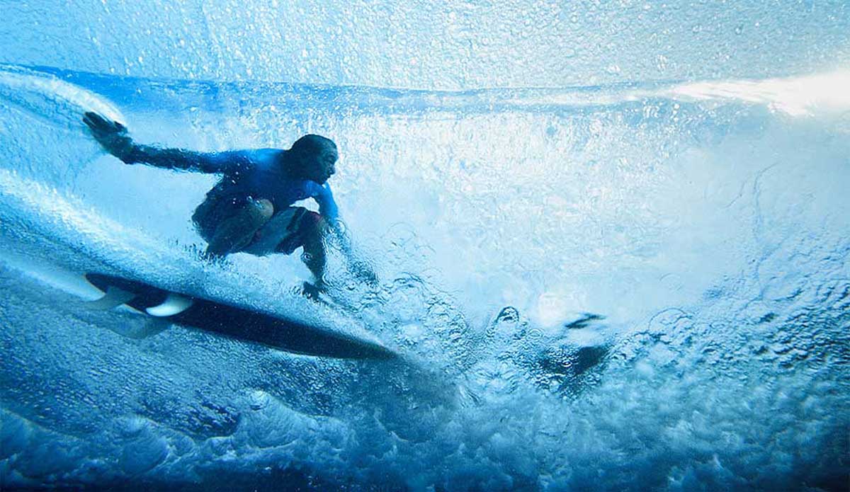 A behind the scenes view of a Rifles tube. Photo: <a href=\"https://johnbarton.net.au/\">John Barton</a>