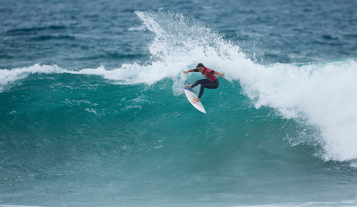 Johanne Defay. Photo: <a href=\"https://www.worldsurfleague.com/\"> World Surf League</a>