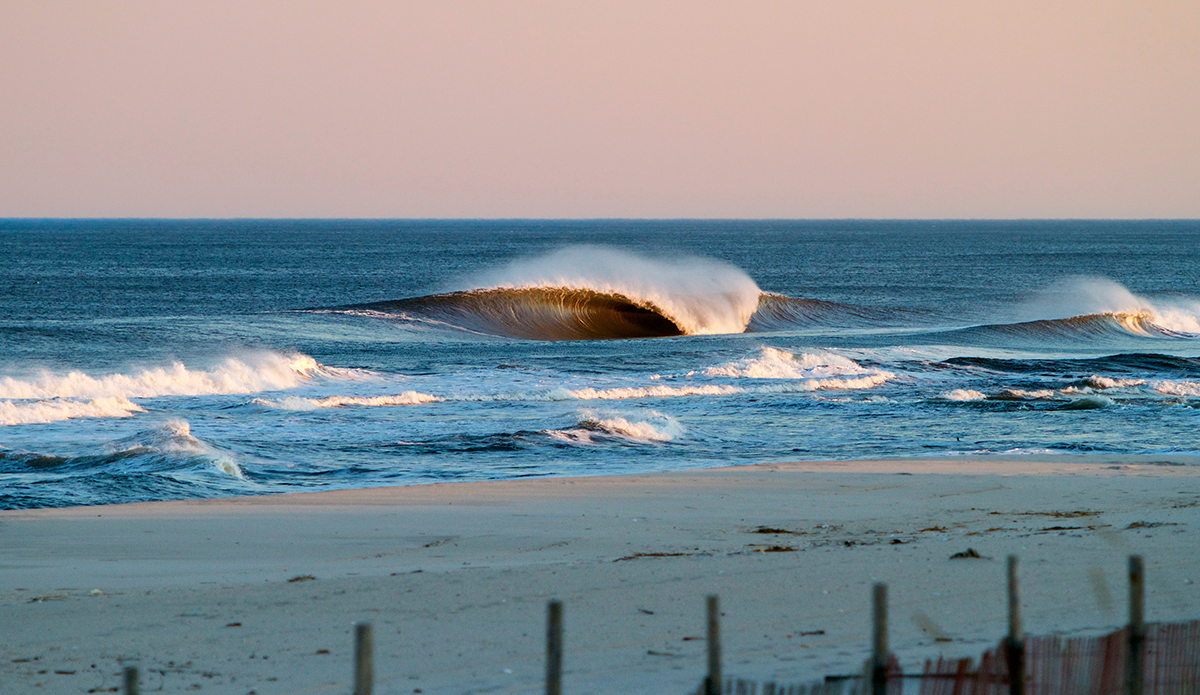 Searched for perfect waves to shoot all day all over New Jersey this day. I did score some decent shots but there was nothing comparable to this shot that I took here at home as I walked up my street to give it one more glance before walking in my door. Photo: <a href=\"https://bencurriephoto.zenfolio.com/\">Ben Currie</a>