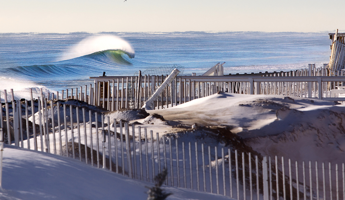 The best time to surf and/or shoot here in New Jersey has always been in the winter because of the consistency of surf. This shot is from January 4, 2014: the coldest day of the season. Photo: <a href=\"https://bencurriephoto.zenfolio.com/\">Ben Currie</a>