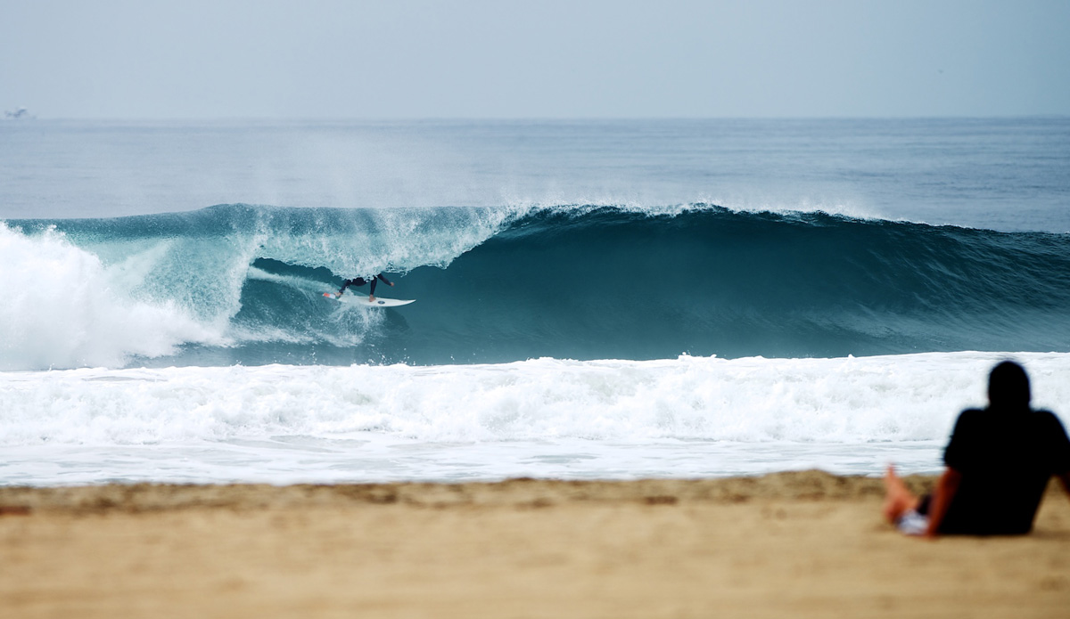 Not sure where to surf? Bet your local surf shop owner knows. You could stop in and ask JP of Russell Surfboards, but odds are he\'s already out getting shacked. Photo: <a href=\"https://www.driftwoodfoto.com/\">Benjamin Ginsberg</a>