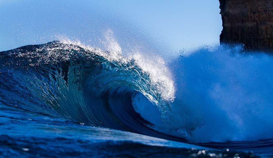 To surf this wave you have to scale down a great cliff face and paddle out through one of the trickiest key holes I’ve experienced. It’s usually worth it.  Photo: <a href=\"https://www.benleephoto.com.au/home/\">Ben Lee</a>