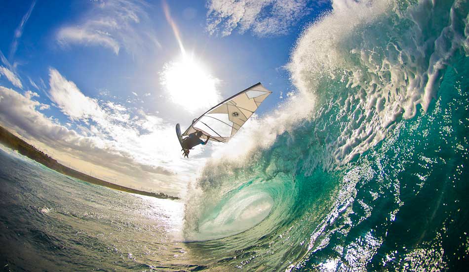 Marcilio Browne windsurfing at Hookipa, Hawaii. Photo: <a href=\"https://benthouard.com/\" target=_blank>Ben Thouard</a>.