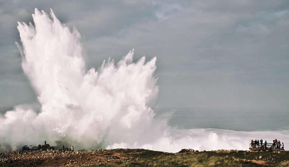 Hercules arrived at the southwest coast of Portugal with a bang. Photo: Andre Rapala