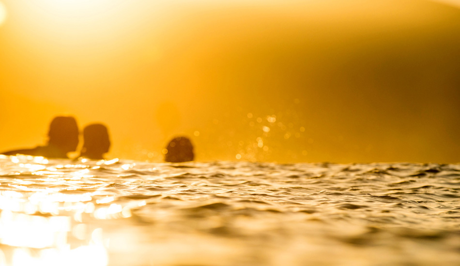 Groms enjoying the sunrise at Lower Trestles in San Clemente, California. Photo:<a href=\"https://9mphoto.com/#/special/splash/9mphoto-lifestyle-water-photography/\">Myles McGuinness</a>