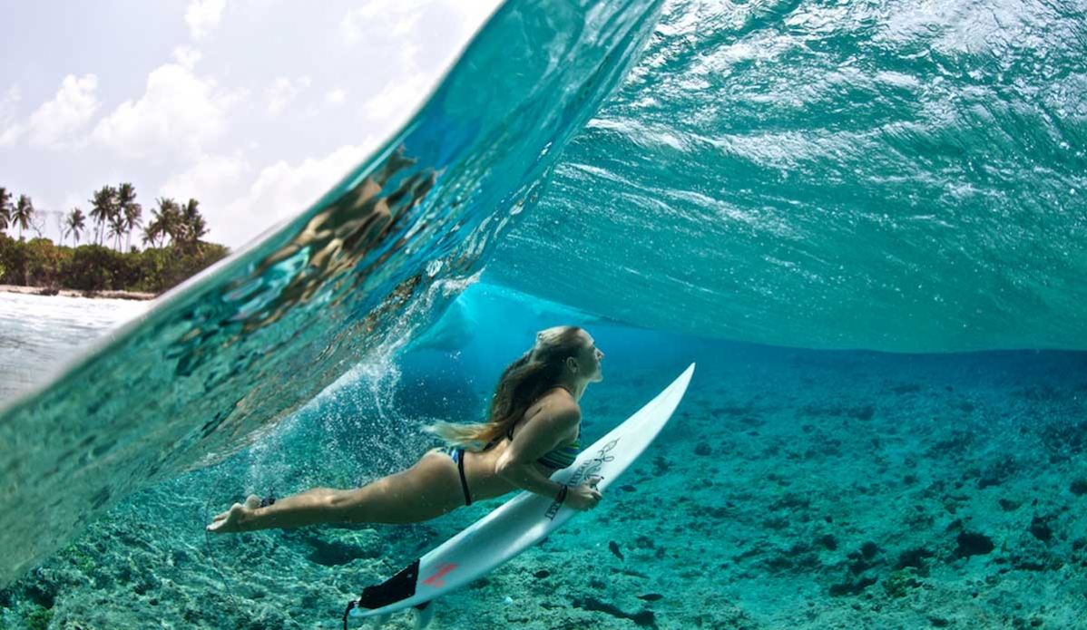 I think that a good duck dive is an act of such beauty that I sometimes obsess over capturing the perfect shot. There is so much going on beneath the surface, I often find that non-surfers are more excited over duck dive shots than actual surf shots! Photo: <a href=\"https://richardkotchphotography.com/\">Richard Kotch</a>