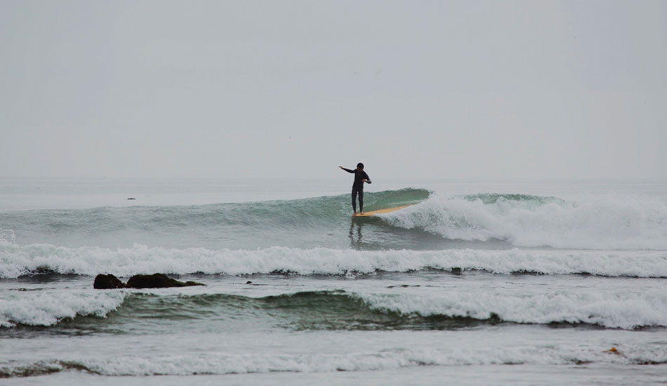 Walking the plank. Photo: Donnie Hedden from <a href=\"https://www.theinertia.com/surf/a-pleasurable-experience-a-surf-trip-through-california/\" target=\"_blank\">A Pleasurable Experience: A Surf Trip through California</a>