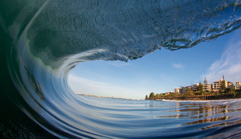 Tunnel Vision - Kings Beach, Sunshine Coast. Photo: Kieran Tunbridge
