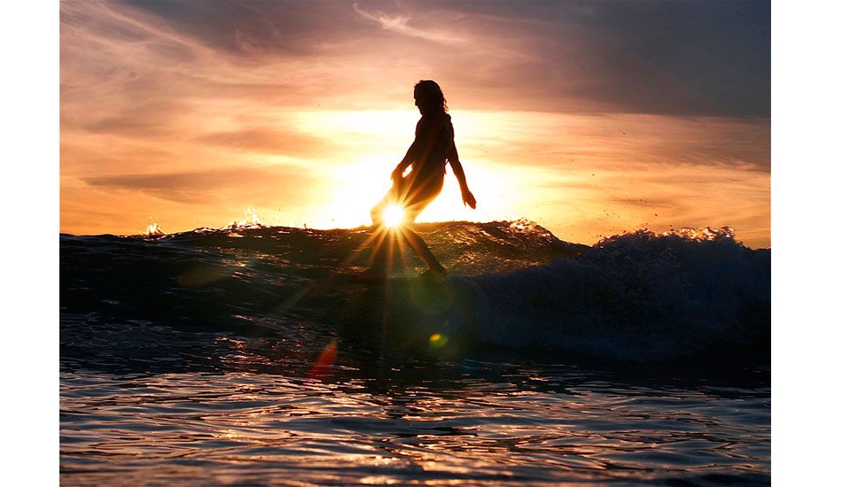 Martin Cabada. Walking on water. Photo: Robb Wilson