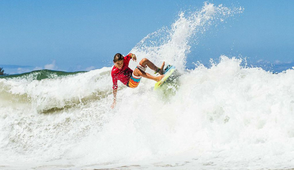 Man hack in the Keiki Classic. Photo:<a href=\"https://www.brycejohnson.com/\" target=_blank>Bryce Johnson.</a> 