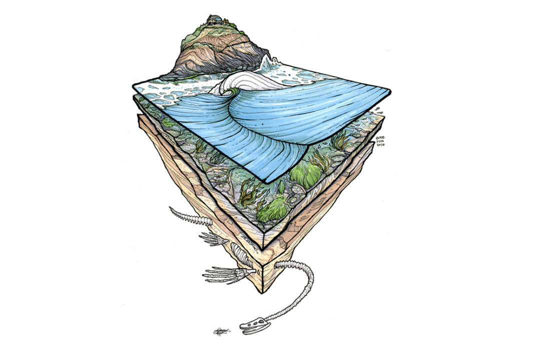 Fossil Point. Illustration: Blaze Syka