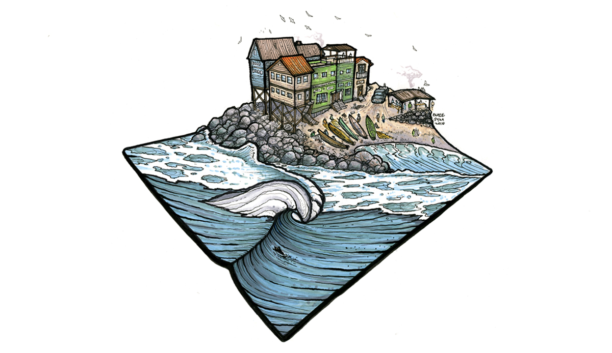 Pescadores. Illustration: Blaze Syka