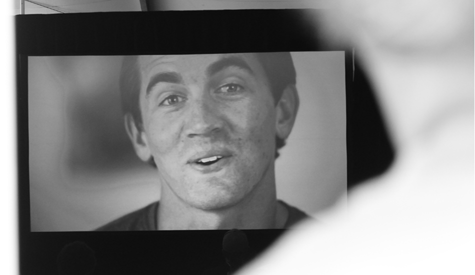 Greg Long, the star of the new documentary \"Sine Qua Non\". Photo: Green