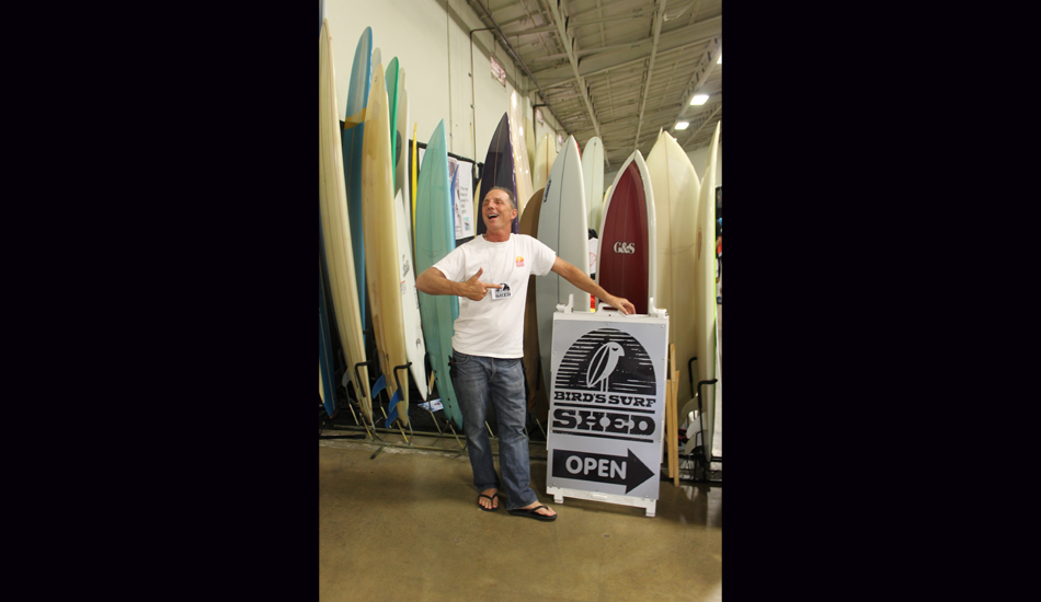 The one and only Bird of Bird\'s Surf Shed. Talk about a classic character. Photo: Green