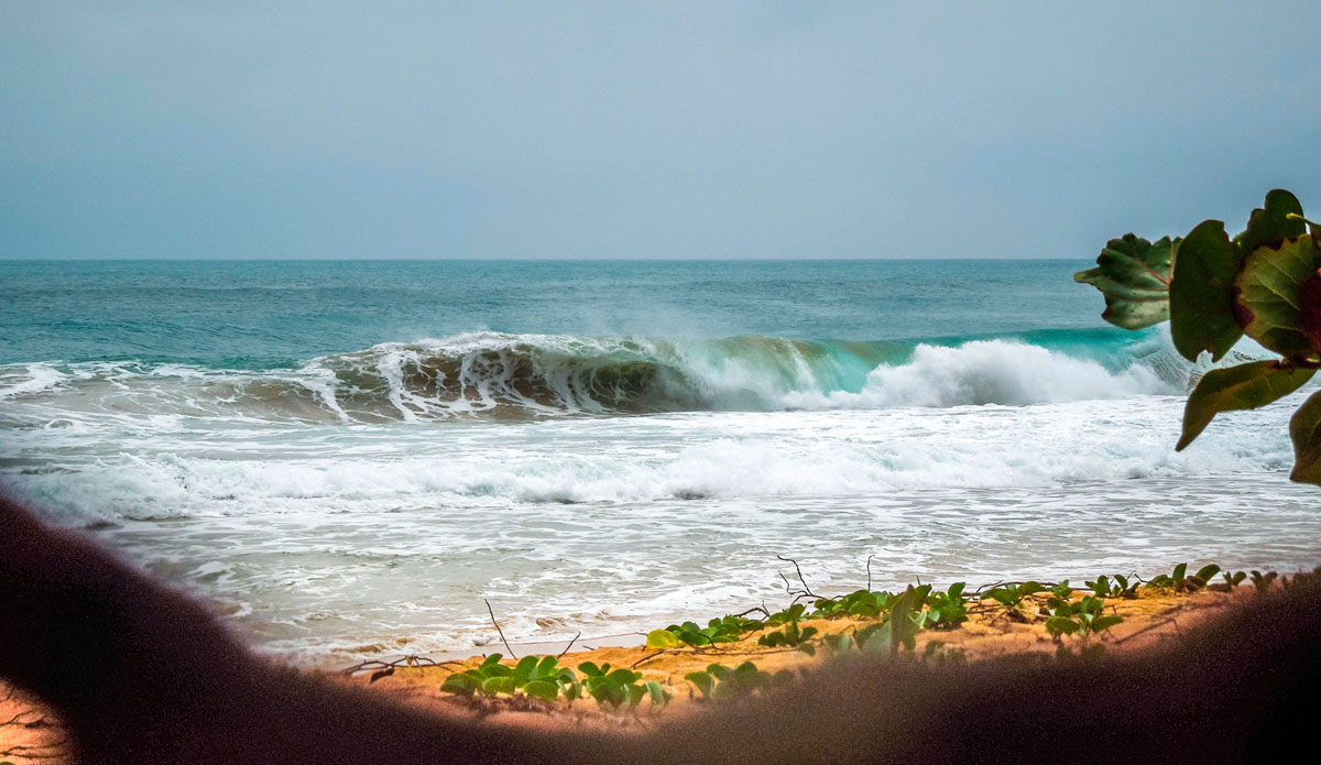 While most waves at Bluff were makeable, a small mistake could mean a thrashing. Photo: <a href=\"https://www.facebook.com/ColinRothPhoto\"> Colin Roth</a>