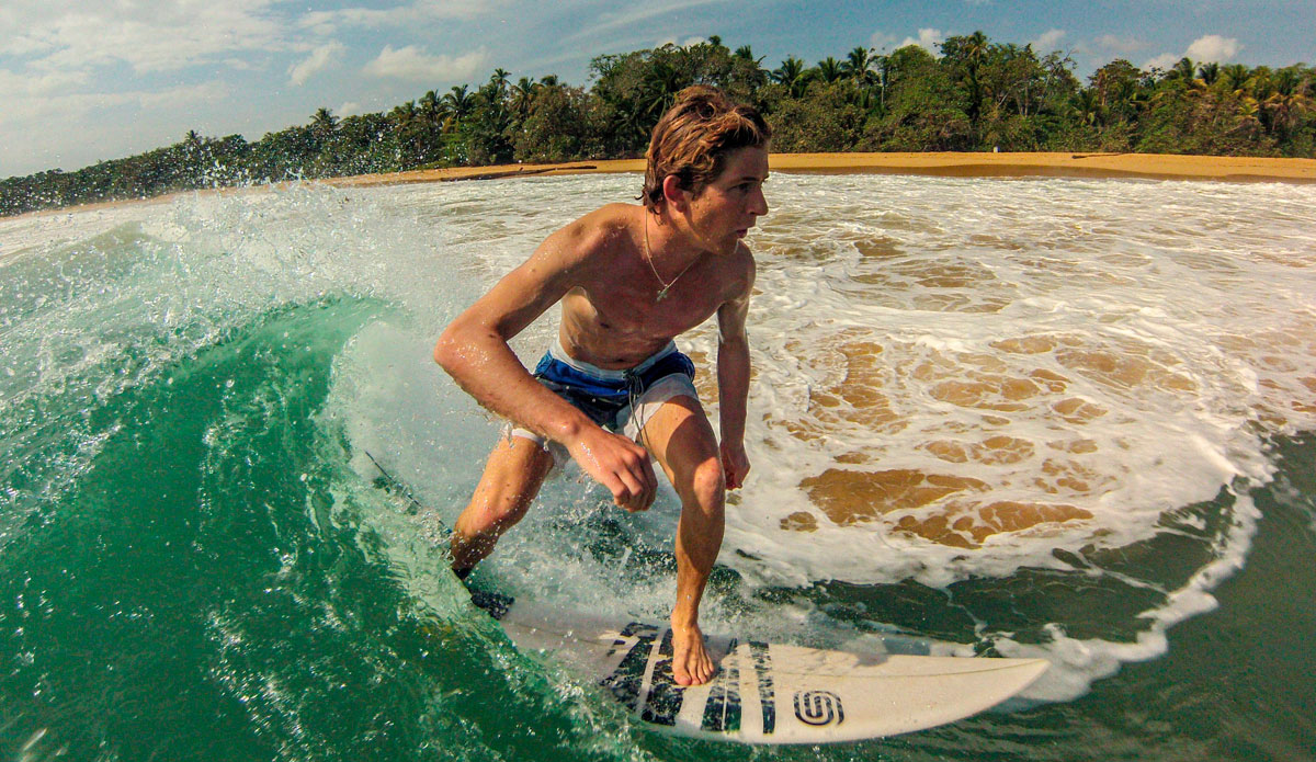 Tyler Correll (@tylerwcorrell) is our blonde Costa Rican friend from college, as well as the most stoked person I\'ve ever met in my life. Plus he rips. Photo: <a href=\"https://www.facebook.com/ColinRothPhoto\"> Colin Roth</a>