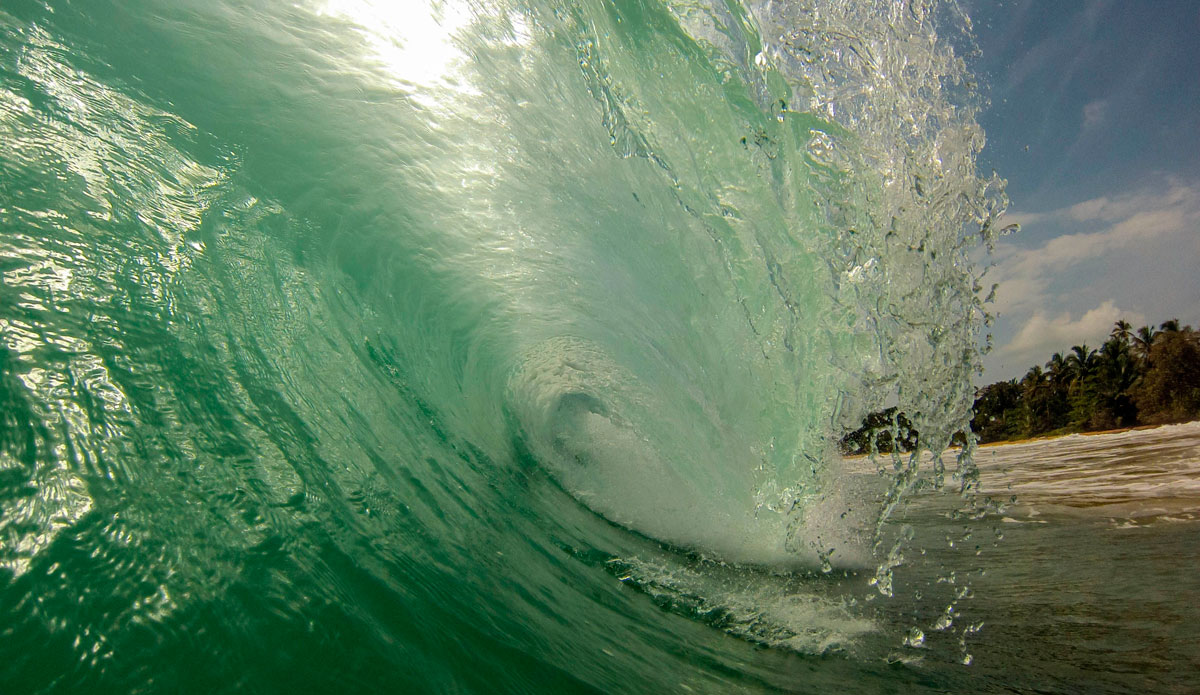 An empty Bluff tube. Photo: <a href=\"https://www.facebook.com/ColinRothPhoto\"> Colin Roth</a>