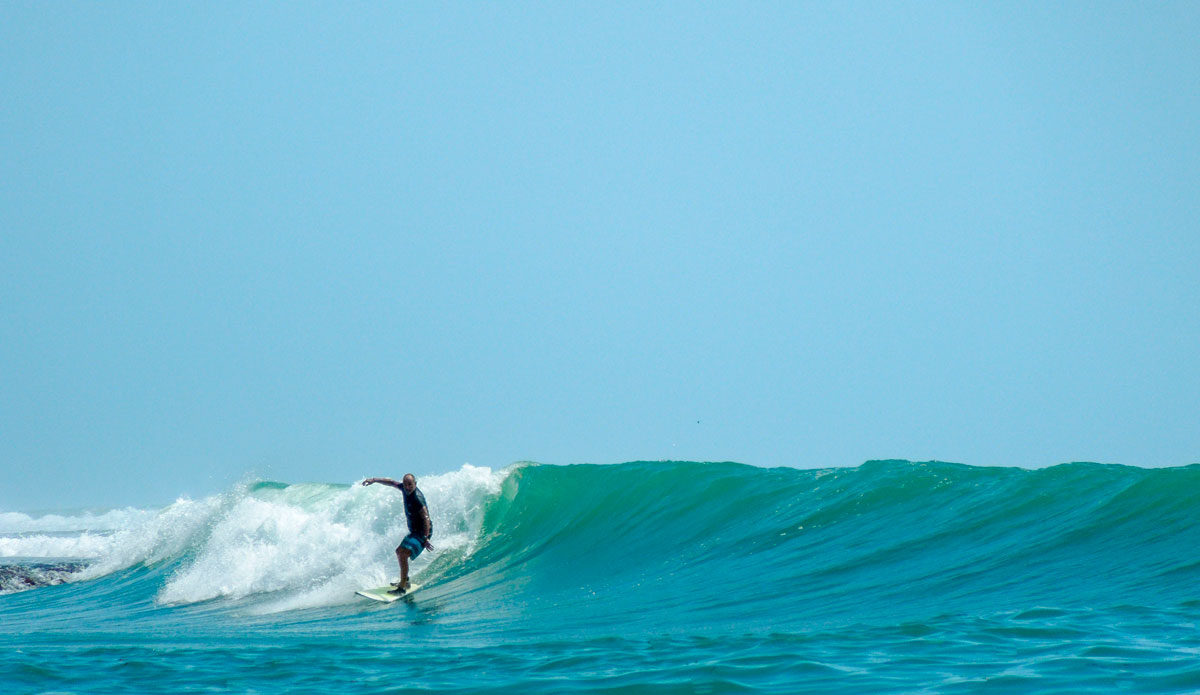 Our friend that we met, Carlos, on an empty Dumps beauty. Photo: <a href=\"https://www.facebook.com/ColinRothPhoto\"> Colin Roth</a>