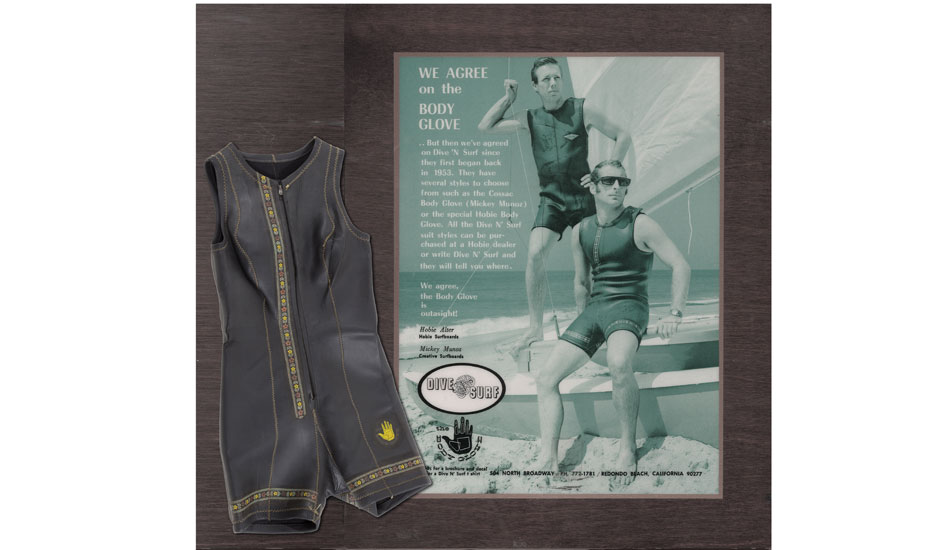 1963 - Mickey Munoz and Hobie Alter agree on the Body Glove.